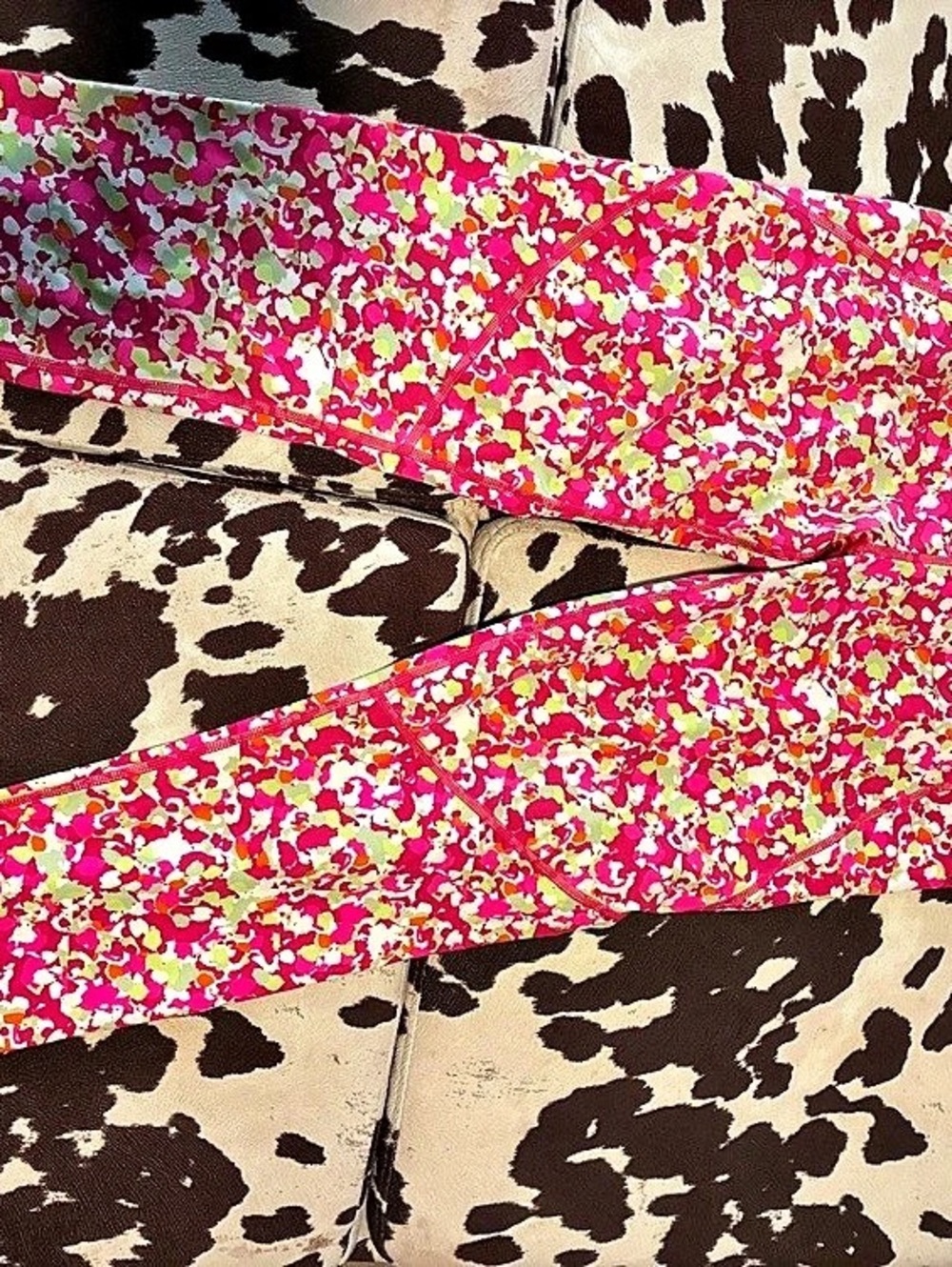 Sweaty Betty Power 7/8 Workout Leggings Abstract Print Medium